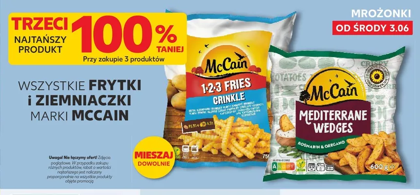 Frytki i ziemniaczki McCain promocja w Kaufland