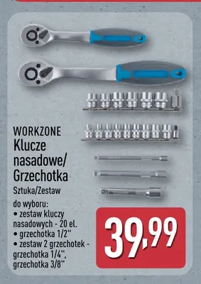 Grzechotka 1/2" Workzone promocja w Aldi