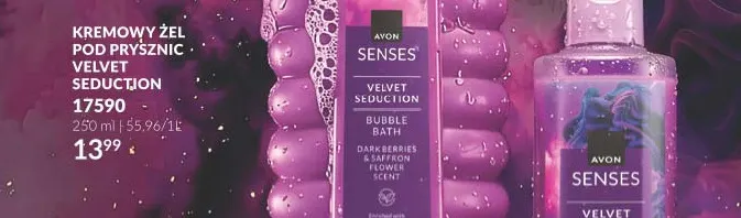 Kremowy żel pod prysznic Velvet Seduction Avon promocja w AVON