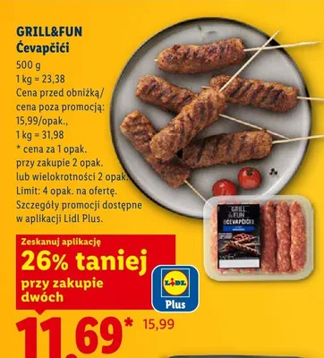 Ćevapčići Grill&Fun promocja w Lidl