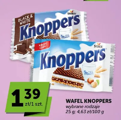 Wafel Knoppers Black & White Storck promocja w ABC