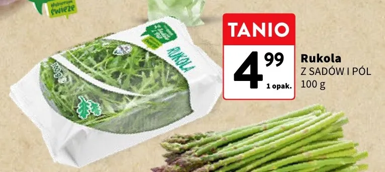 Rukola Z Sadów i Pól promocja w Intermarche