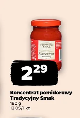 Koncentrat pomidorowy Tradycyjny Smak promocja w Netto