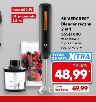 Blender ręczny 2 w 1 Silvercrest SSSH 600 promocja w Kaufland