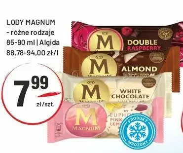 Lody Magnum White Chocolate promocja w Sedal
