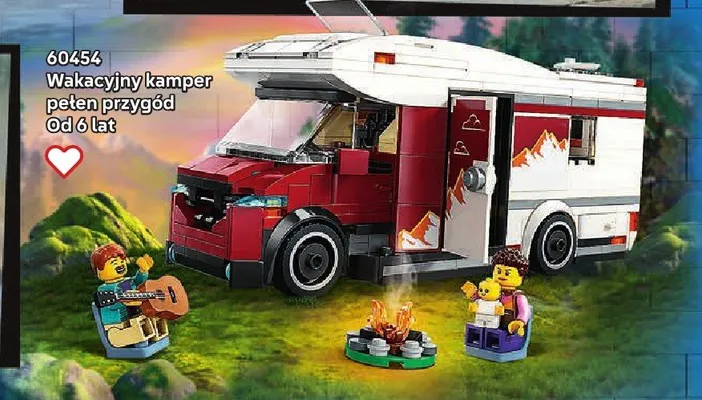 Klocki LEGO City 60454 Wakacyjny kamper pełen przygód promocja w LEGO