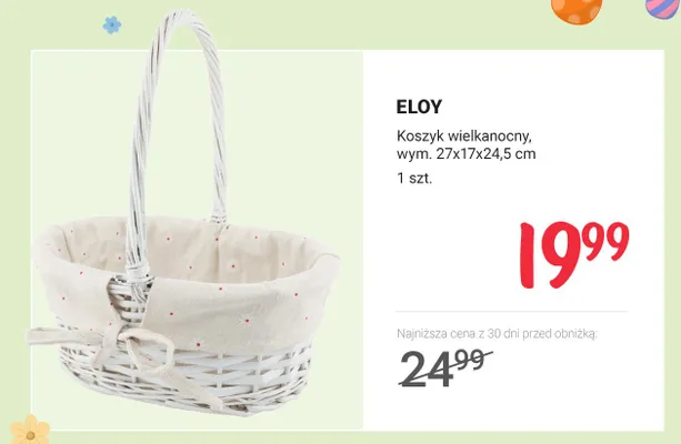 Koszyk wielkanocny promocja w Rossmann
