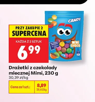 Drażetki z czekolady mlecznej Mimi Candi promocja w Biedronka