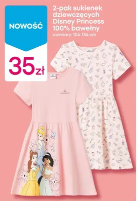 2-pak sukienek dziewczęcych 100% bawełny promocja w Pepco