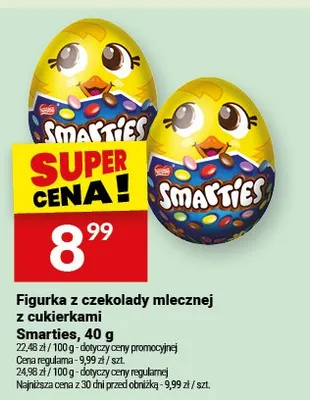 Figurka z czekolady mlecznej z cukierkami promocja w Twój Market