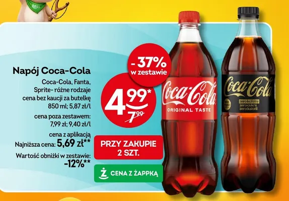 Napój Coca-Cola promocja w Żabka