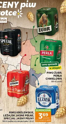 Piwo Specjal Jasny Pełny promocja w Stokrotka