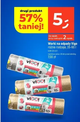 Worki na odpady różne rodzaje, 35-60 l promocja w Dealz