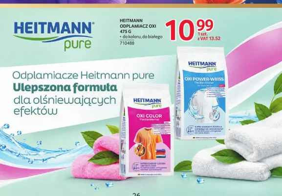 Odplamiacz Oxi do koloru Heitmann promocja w Selgros
