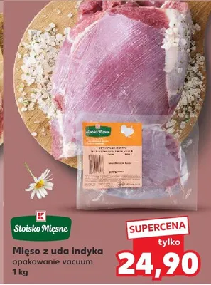 Mięso z uda indyka opakowanie vacuum promocja w Kaufland