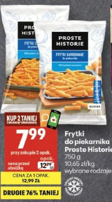 Frytki do piekarnika wybrane rodzaje promocja w Delikatesy Centrum