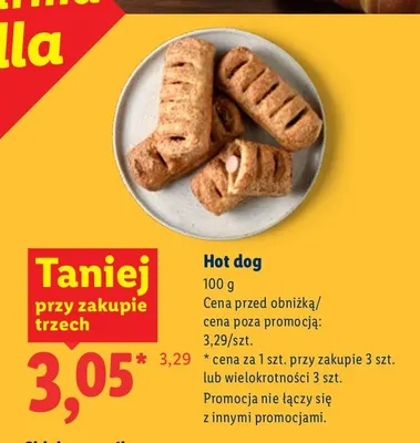 Hot dog promocja w Lidl