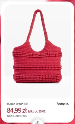Torba shopper Bonprix promocja w bonprix