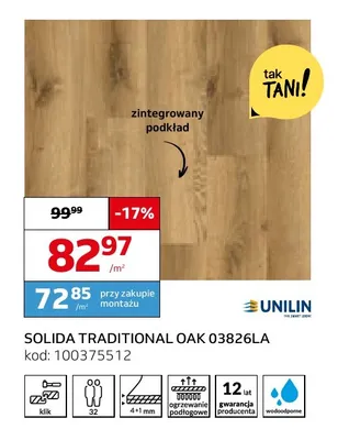Panele winylowe Solida Traditional Oak promocja w Komfort