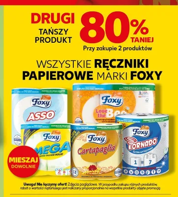 Ręczniki papierowe marki Foxy promocja w Kaufland