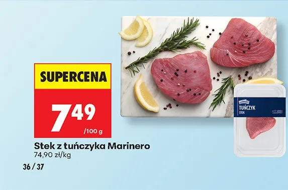 Stek z tuńczyka Marinero promocja w Biedronka