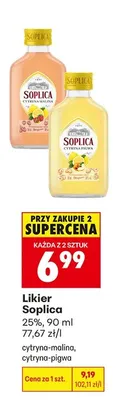Likier Soplica cytryna-malina promocja w Biedronka