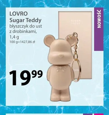 Błyszczyk do ust z drobinkami LOVRO Sugar Teddy promocja w Hebe