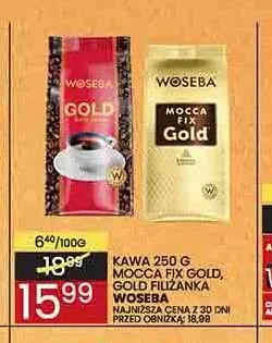 Kawa mielona Woseba Gold promocja w Wafelek