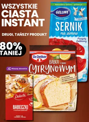 Sernik na zimno Gellwe promocja w Dino