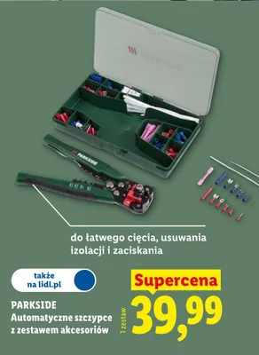 Automatyczne szczypce z zestawem akcesoriów Parkside promocja w Lidl