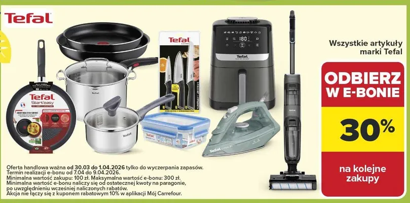 Wszystkie artykuły marki Tefal promocja w Carrefour Market