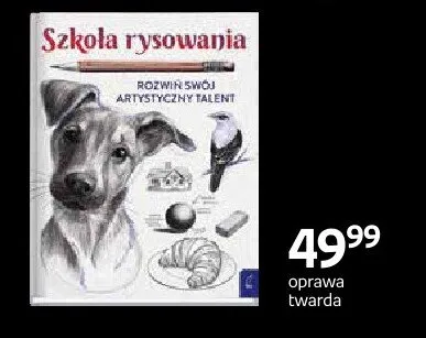 Książka Szkoła rysowania rozwiń swój artystyczny talent oprawa twarda promocja w Dzień Dziecka