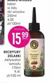 Aktywator wzrostu Receptury Zielarki promocja w Drogerie Jasmin