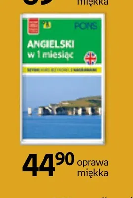 Książka Angielski w 1 miesiąc PONS oprawa miękka promocja w Empik