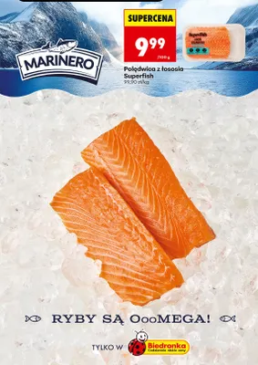 Polędwica z łososia Superfish promocja w Biedronka
