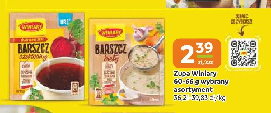 Zupa Barszcz biały Winiary promocja w Społem Częstochowa