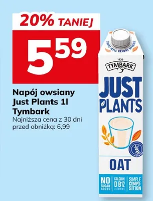 Napój owsiany 1l (wybrane rodzaje) promocja w Hitpol