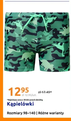 Kąpielówki promocja w Action