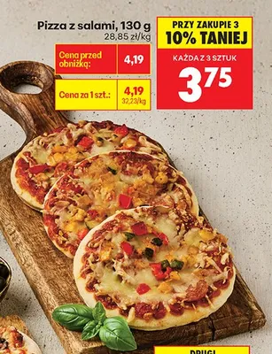 Pizza z salami promocja w Biedronka