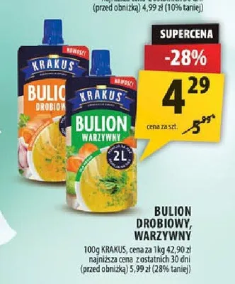 Bulion drobiowy Krakus promocja w Arhelan