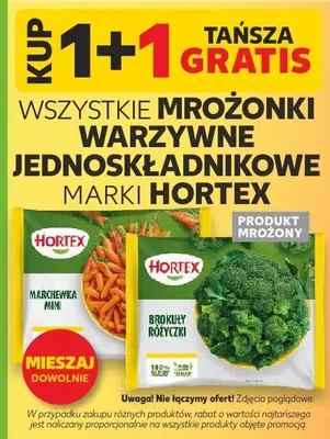 Mrożonki warzywne jednoskładnikowe promocja w Kaufland