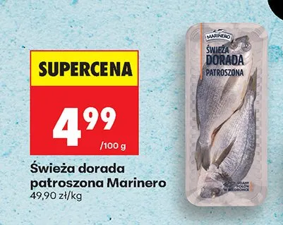 Świeża dorada patroszona promocja w Biedronka