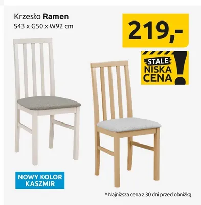 Krzesło Ramen promocja w Black Red White