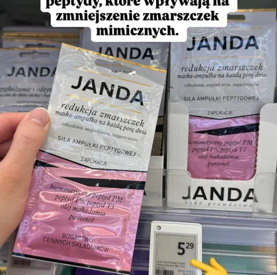 Maska-ampułka o działaniu przeciwzmarszczkowym promocja w Rossmann