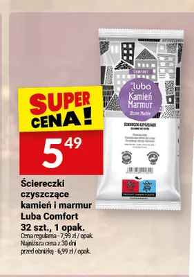 Ściereczki czyszczące kamień i marmur Luba Comfort promocja w Twój Market