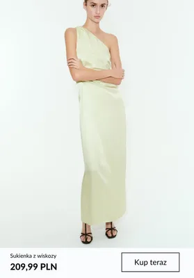 Sukienka z wiskozy promocja w H&M