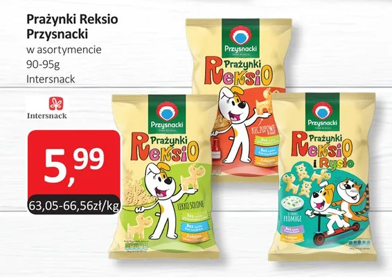 Prażynki w asortymencie promocja w Market Point