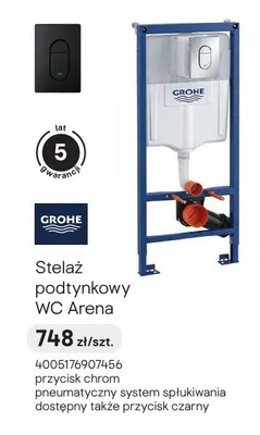 Stelaż podtynkowy WC Grohe Arena promocja w Castorama