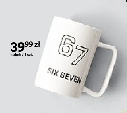 Kubek 67 Six Seven promocja w Empik