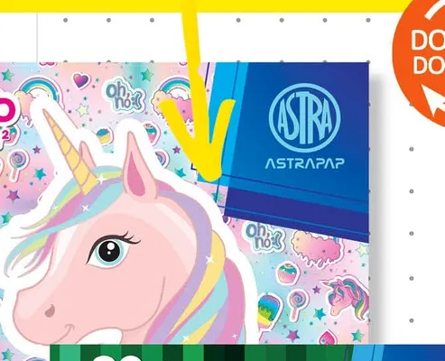 Kolorowy blok techniczny Astra promocja w POLOmarket